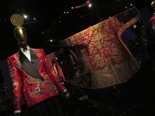 Ralph Lauren jacket and a Chinese theatrical costume from 1736